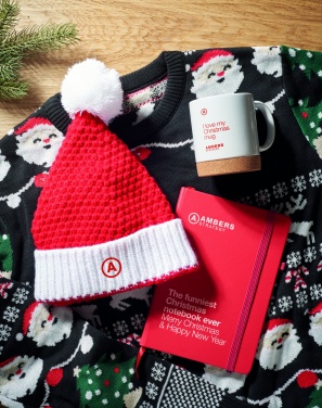 Logotrade promotional product image of: Christmas knitted beanie